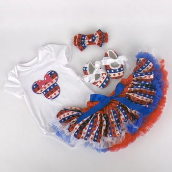 4PCs per Set Baby Girls' Stars Printed Cartoon Pattern Petti Tutu Skirt with Romper Headband Shoes for 0-12months
4PCs per Set Baby Girls' Stars Printed Cartoon Pattern Petti Tutu Skirt with Romper Headband Shoes for 0-12months