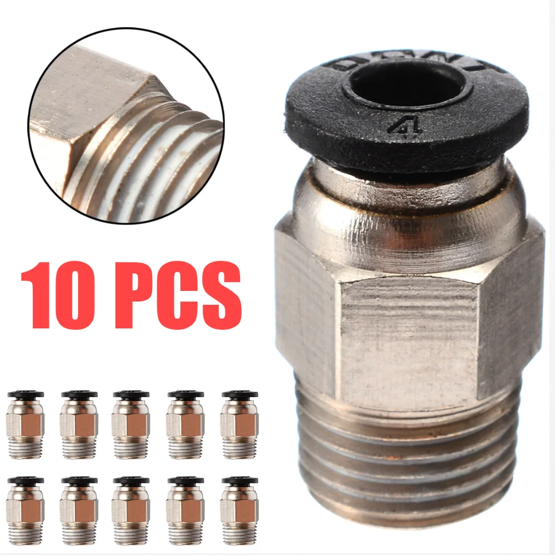 5pcs/10pcs PC4-M10 Pneumatic Straight Connector Parts For V6 Push In Quick Release Fitting Connectors for 3D Printers Parts
5pcs/10pcs PC4-M10 Pneumatic Straight Connector Parts For V6 Push In Quick Release Fitting Connectors for 3D Printers Parts
