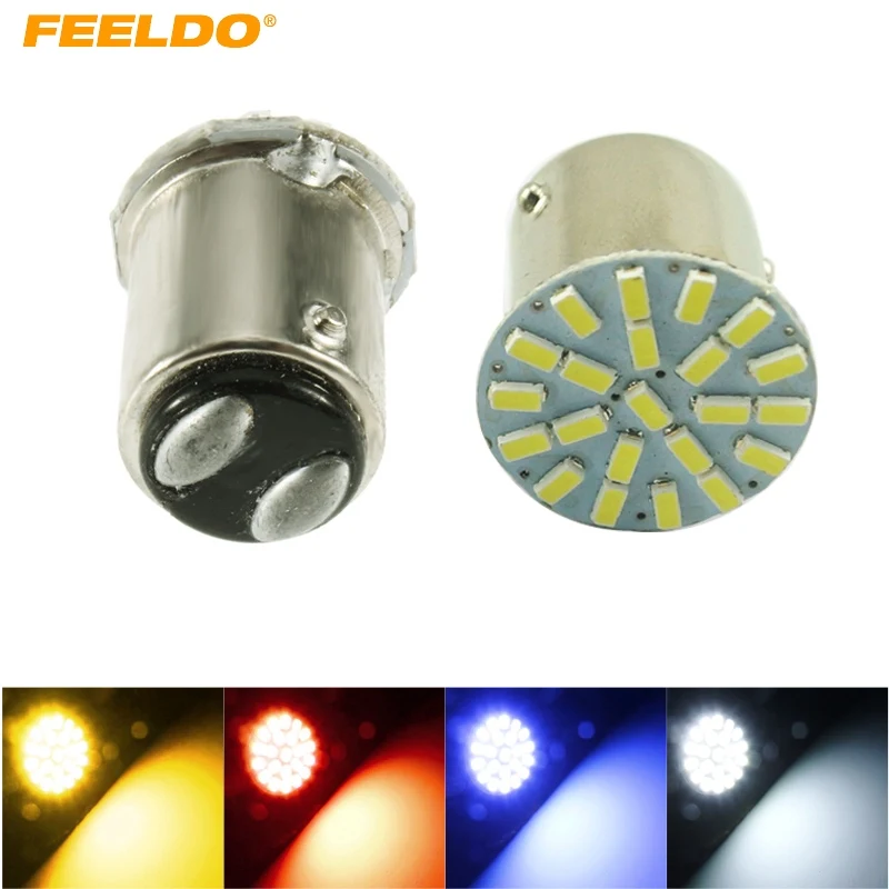 FEELDO 10Pcs White Car 1157 BAY15D 3014 Chip 22SMD Auto LED Light Lamp Turn Signal Brake Lights #FD-3682
FEELDO 10Pcs White Car 1157 BAY15D 3014 Chip 22SMD Auto LED Light Lamp Turn Signal Brake Lights #FD-3682