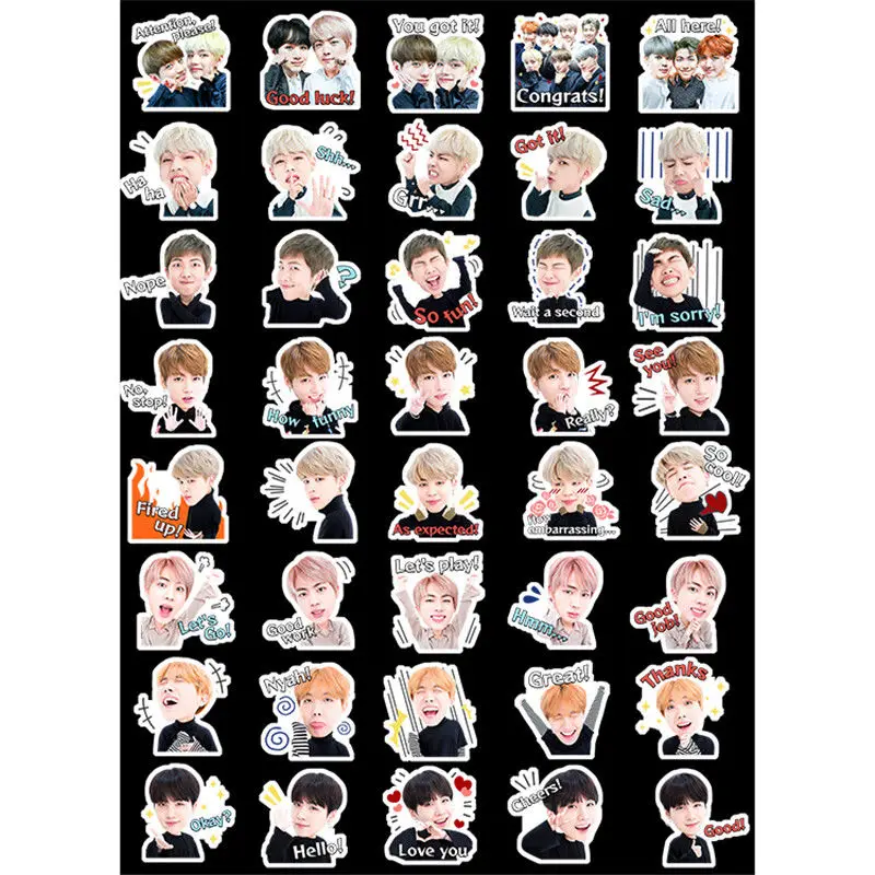SGDOLL Kpop BTS Adhensive Sticker DIY Scrapbooking Bangtan Boys Album Stickers Suga Jin 1pc of sticker
SGDOLL Kpop BTS Adhensive Sticker DIY Scrapbooking Bangtan Boys Album Stickers Suga Jin 1pc of sticker