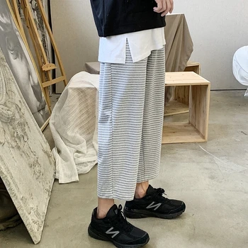 2019 Autumn Men's Stripe Printing Haren Pants Leisure Casual Pants Sweatpants Active Elastic Loose Trousers Plus Size S-2XL
2019 Autumn Men's Stripe Printing Haren Pants Leisure Casual Pants Sweatpants Active Elastic Loose Trousers Plus Size S-2XL