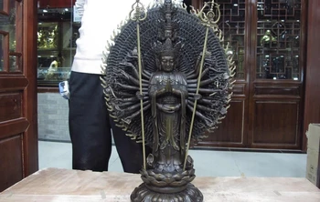 Tibet Bronze Copper 1000 Arms Avalokitesvara Bodhisattva Kwan Yin GuanYin Buddha
Tibet Bronze Copper 1000 Arms Avalokitesvara Bodhisattva Kwan Yin GuanYin Buddha
