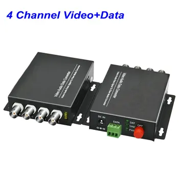 1Pair 4 Channel Digital Video Fiber Optical Media Converters Extender with 485 Data FC Fiber Optic Up to 20Km for CCTV Security
1Pair 4 Channel Digital Video Fiber Optical Media Converters Extender with 485 Data FC Fiber Optic Up to 20Km for CCTV Security