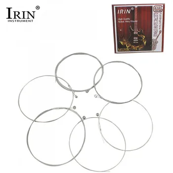 IRIN 6 pcs/Set E101 Silver Steel Strings for Electric Guitar 0.009-0.042 Inch Replacement For Guitar Parts Accessories Practice
IRIN 6 pcs/Set E101 Silver Steel Strings for Electric Guitar 0.009-0.042 Inch Replacement For Guitar Parts Accessories Practice
