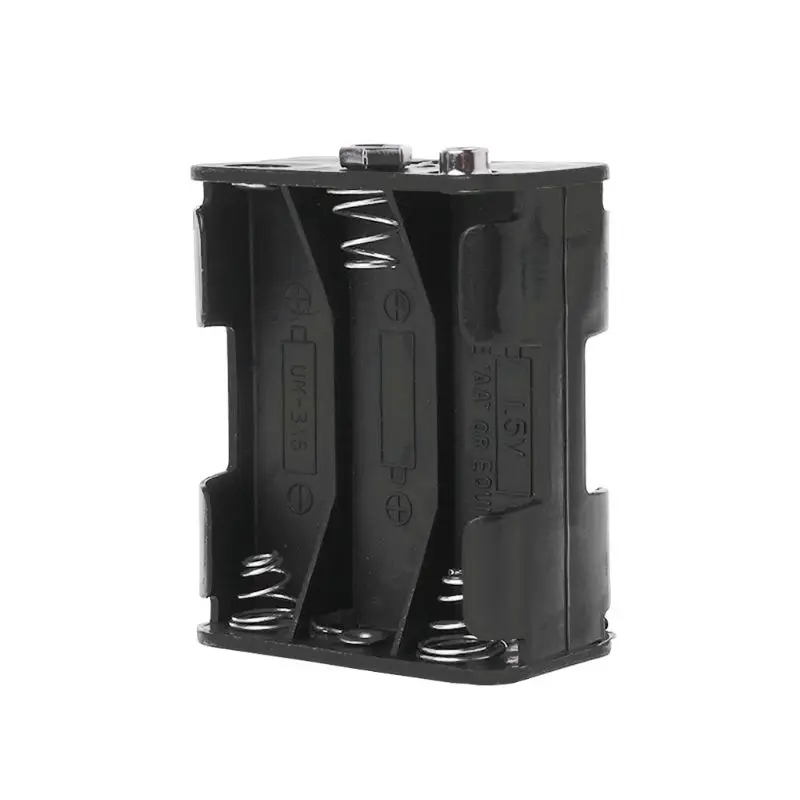 Battery Holder Double Side 6x1.5V AA Buckle Box Case Cell DIY Clip Container Spring Black
Battery Holder Double Side 6x1.5V AA Buckle Box Case Cell DIY Clip Container Spring Black
