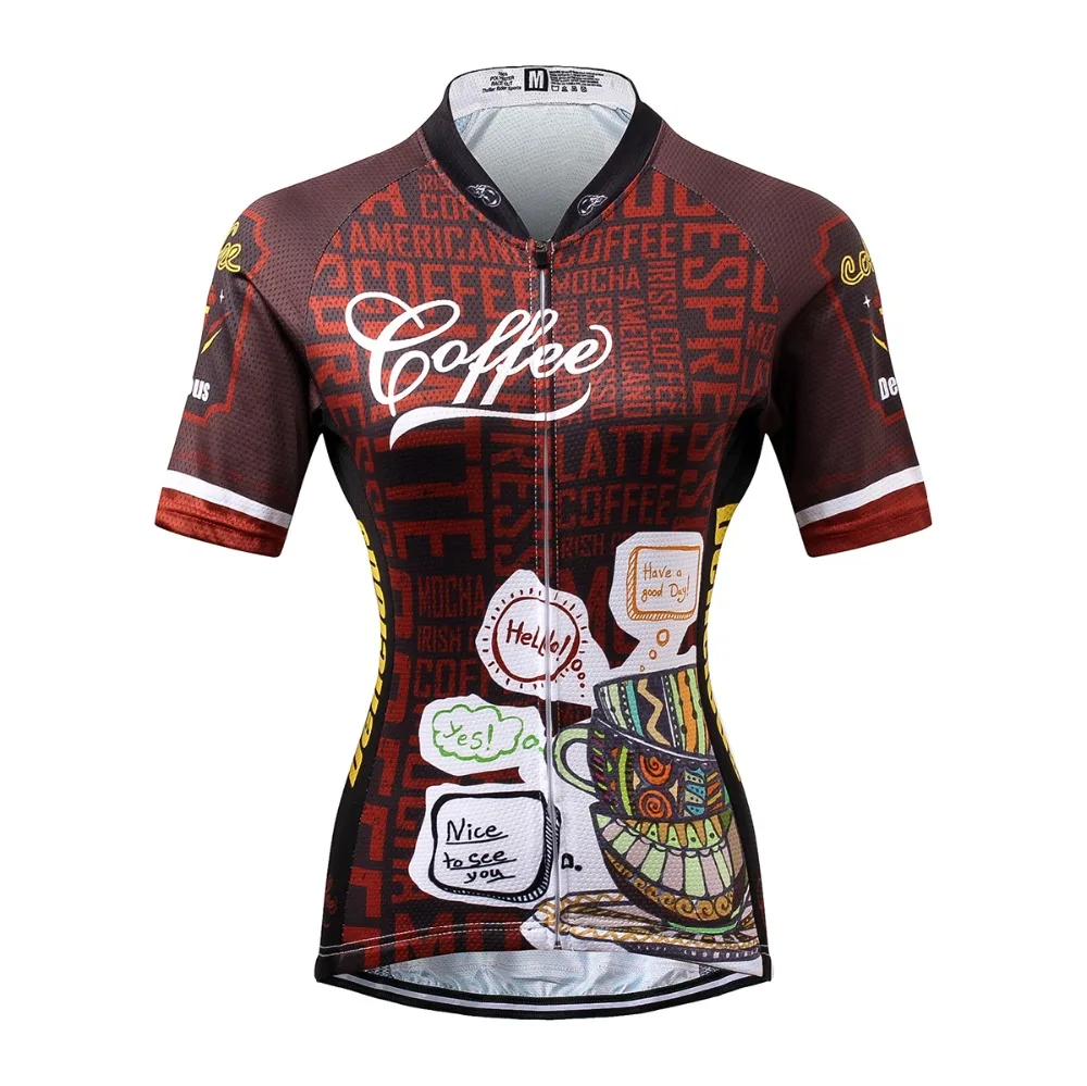 THRILLER RIDER Спортивная TRS-W0052 Женская велосипедная Джерси одежда рубашка размер S до