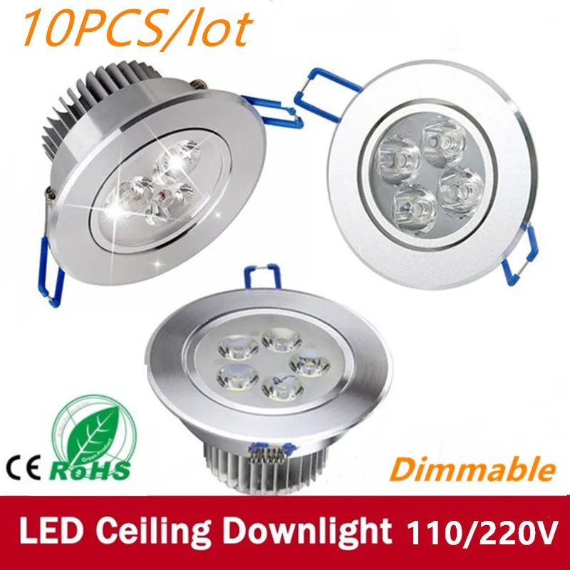 10PCS LED Dimmable 9W 12w 15W 21W Dimmable Ceiling light Epistar LED ceiling lamp Recessed Spot light 110-220V led ceiling lamp
10PCS LED Dimmable 9W 12w 15W 21W Dimmable Ceiling light Epistar LED ceiling lamp Recessed Spot light 110-220V led ceiling lamp