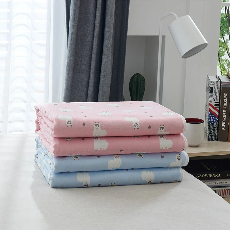 iDouillet Reversible 6 Layer Cotton Muslin Throw Blanket Toddler Stroller Baby Swaddle Wrap Bed Quilt Coverlet for Adult Teens
iDouillet Reversible 6 Layer Cotton Muslin Throw Blanket Toddler Stroller Baby Swaddle Wrap Bed Quilt Coverlet for Adult Teens