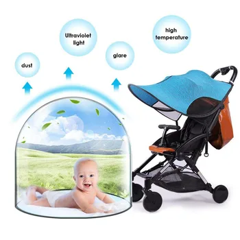 Openable Window Zipper Stroller Sunshade Cover Easy Install Baby Portable Summer Adjustable Universal Protection Awning
Openable Window Zipper Stroller Sunshade Cover Easy Install Baby Portable Summer Adjustable Universal Protection Awning