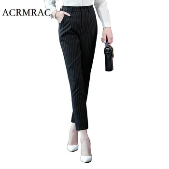 ACRMRAC Women's suit pants Summer stripe thin Slim Pencil pants Ankle-Length Pants casual pants
ACRMRAC Women's suit pants Summer stripe thin Slim Pencil pants Ankle-Length Pants casual pants