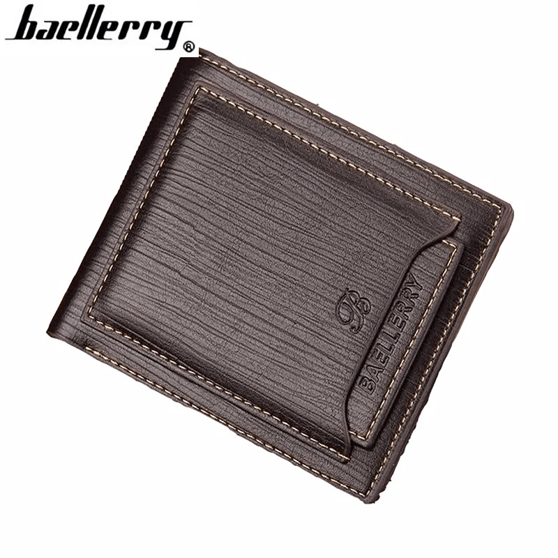 Мужской кошелек Baellerry модные короткий из искусственной кожи с карманом для монет