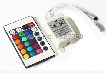 50pcs/lot DC 12V 24 Keys LED IR RGB Controler For LED Strip RGB SMD 5050 Module IR Remote Dimmer
50pcs/lot DC 12V 24 Keys LED IR RGB Controler For LED Strip RGB SMD 5050 Module IR Remote Dimmer