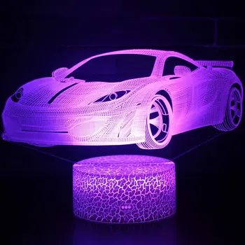 Sports car 1 theme 3D Lamp LED night light 7 Color Change Touch Mood Lamp Christmas present Dropshippping
Sports car 1 theme 3D Lamp LED night light 7 Color Change Touch Mood Lamp Christmas present Dropshippping