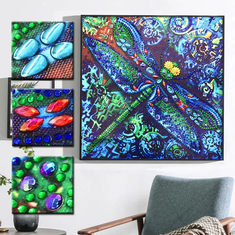 RUBOS DIY 5D Diamond Embroidery Blue Oil Dragonfly Animal Diamond Painting Special Bead Big Pearl Diamond Mosaic Sale Wall Decor
RUBOS DIY 5D Diamond Embroidery Blue Oil Dragonfly Animal Diamond Painting Special Bead Big Pearl Diamond Mosaic Sale Wall Decor