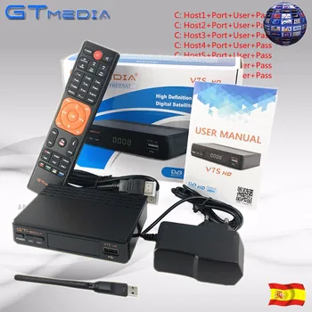 DVB-S2 Satellite TV Receiver Freesat V7S 1 Year Europe cline GTmedia V7 HD Decoder for Spain Germany Portugal Include USB Wifi
DVB-S2 Satellite TV Receiver Freesat V7S 1 Year Europe cline GTmedia V7 HD Decoder for Spain Germany Portugal Include USB Wifi