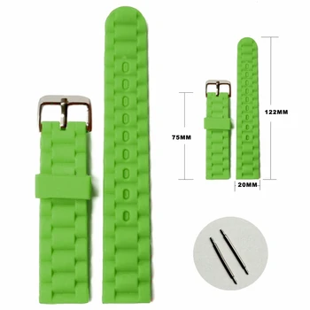 20mm Army Green Color Silicone Jelly Rubber Unisex Watch Band Straps WB1060M20JB
20mm Army Green Color Silicone Jelly Rubber Unisex Watch Band Straps WB1060M20JB