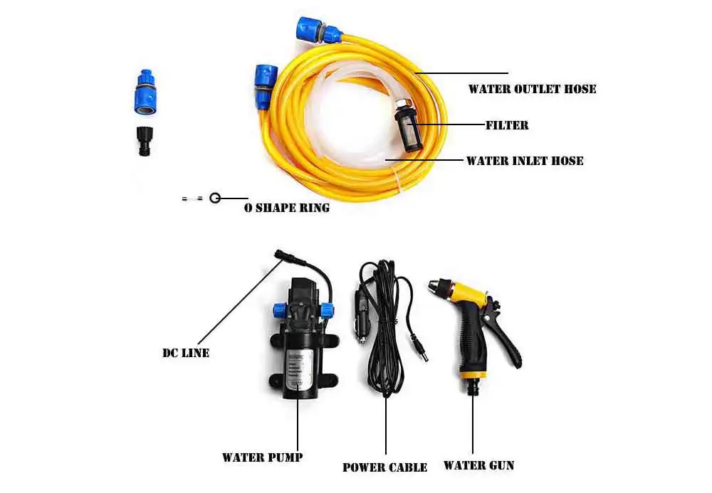 Car Wash 12V Portable 80W 160PSI High Pressure Car Water Gun Electric Washer Auto Wash Pump Set Tool
Car Wash 12V Portable 80W 160PSI High Pressure Car Water Gun Electric Washer Auto Wash Pump Set Tool