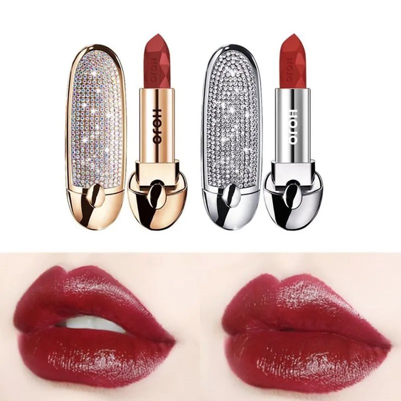 New Diamonds Matte Nude Lipstick Waterproof Long Lasting Makeup Moisturizing Lip Gloss Make Up Women Beauty Cosmetic
New Diamonds Matte Nude Lipstick Waterproof Long Lasting Makeup Moisturizing Lip Gloss Make Up Women Beauty Cosmetic