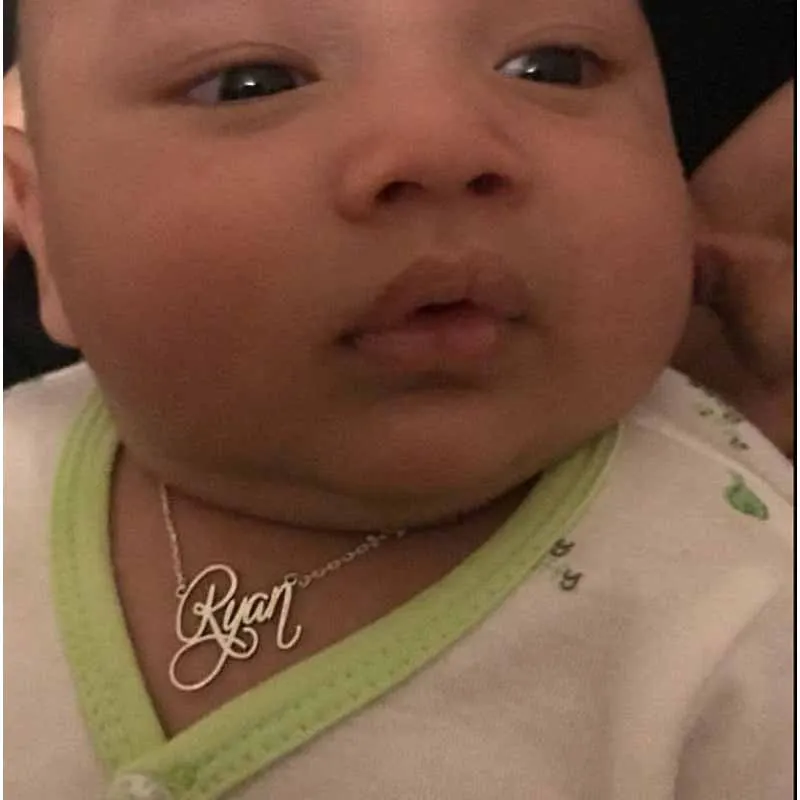 Personalized Baby Name Necklaces Custom Name Necklace for Baby Fashion Name Jewelery Stainless Steel Necklace Pendant
Personalized Baby Name Necklaces Custom Name Necklace for Baby Fashion Name Jewelery Stainless Steel Necklace Pendant