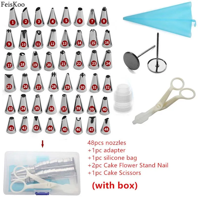 8/14/26/50pcs/set Stainless Steel cream nozzles Baking Cake Decorating Tool icing piping nozzles Silicone Pastry Bag Spuitzak
8/14/26/50pcs/set Stainless Steel cream nozzles Baking Cake Decorating Tool icing piping nozzles Silicone Pastry Bag Spuitzak