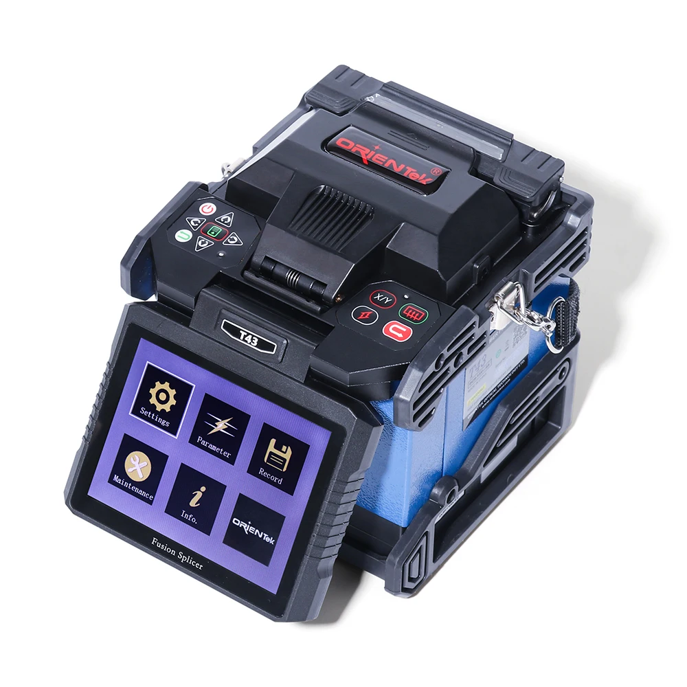T43 Automatic SM&MM Multi-language Intelligent Fiber Optic Splicing Machine Optical Fiber Fusion Splicer
T43 Automatic SM&MM Multi-language Intelligent Fiber Optic Splicing Machine Optical Fiber Fusion Splicer