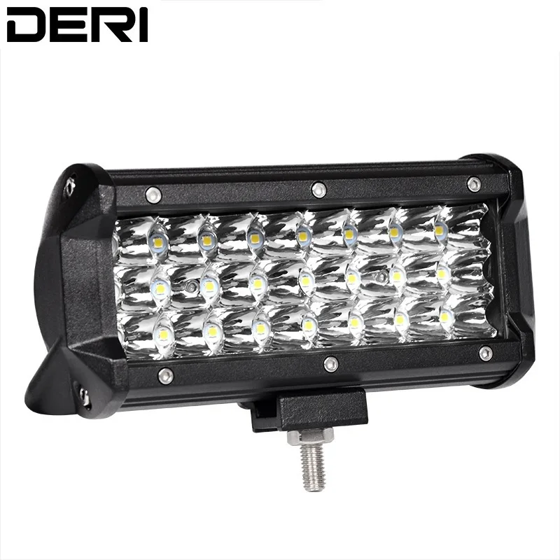 7 inch 72W Triple Row Straight Led Work Light Bar Spot Beam for Tractor Boat OffRoad 4WD 4x4 Truck SUV ATV 12V 24V Car Styling
7 inch 72W Triple Row Straight Led Work Light Bar Spot Beam for Tractor Boat OffRoad 4WD 4x4 Truck SUV ATV 12V 24V Car Styling