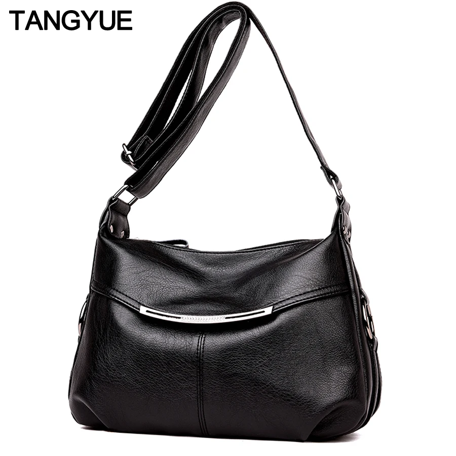 TANGYUE Leather Messenger Bag Women's Shoulder Bag Female Small Lady Crossbody Bags for Women luxury Black sac femme bolsas 2018
TANGYUE Leather Messenger Bag Women's Shoulder Bag Female Small Lady Crossbody Bags for Women luxury Black sac femme bolsas 2018