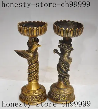 christmas china fengshui brass phoenix bird dragon beast Candlesticks latai Candle Station 
christmas china fengshui brass phoenix bird dragon beast Candlesticks latai Candle Station