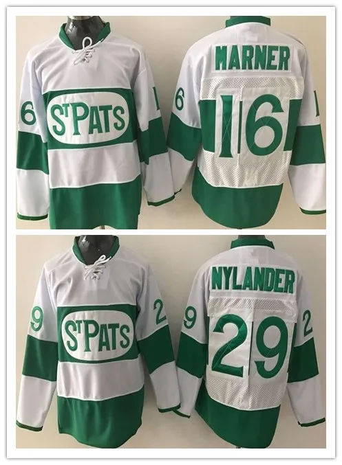 

Auston Matthews Morgan Rielly Mitch Marner Wendel Clark William Nylander Customize Toronto Vintage St Pats Hockey Jersey