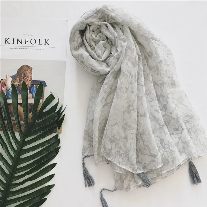 Women Scarves 140*190cm Long Cotton Scarves Large Fashion Soft Marble Lines Scarf with Tassel Female Shawl Pashmina
Women Scarves 140*190cm Long Cotton Scarves Large Fashion Soft Marble Lines Scarf with Tassel Female Shawl Pashmina