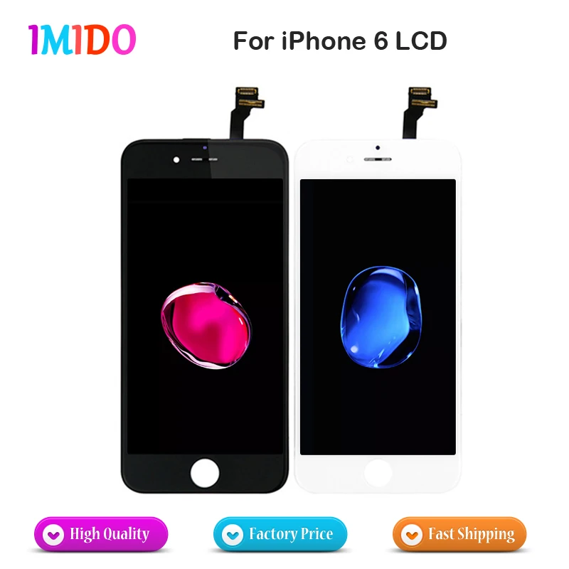 60Pcs/Lot Tianma LCD for iPhone 6 Display with 3D Force Touch Screen Digitizer Assembly No Dead Pixel Free DHL Fast Shipping
60Pcs/Lot Tianma LCD for iPhone 6 Display with 3D Force Touch Screen Digitizer Assembly No Dead Pixel Free DHL Fast Shipping