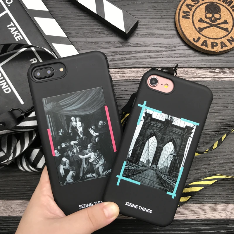Fashion White Lanyard Stripes Crossing Phone Case for Iphone 6 6S 7 8plus Cover For Iphone X XR XS XSMAX TPU Painting soft Case
Fashion White Lanyard Stripes Crossing Phone Case for Iphone 6 6S 7 8plus Cover For Iphone X XR XS XSMAX TPU Painting soft Case