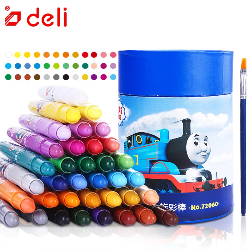 Deli Kids Oil Pastel Wax Crayon Thomas Safe Non-toxic Oil Pastel Candy Color Painting Stick Crayon 12/24/36 Colors One Box
Deli Kids Oil Pastel Wax Crayon Thomas Safe Non-toxic Oil Pastel Candy Color Painting Stick Crayon 12/24/36 Colors One Box