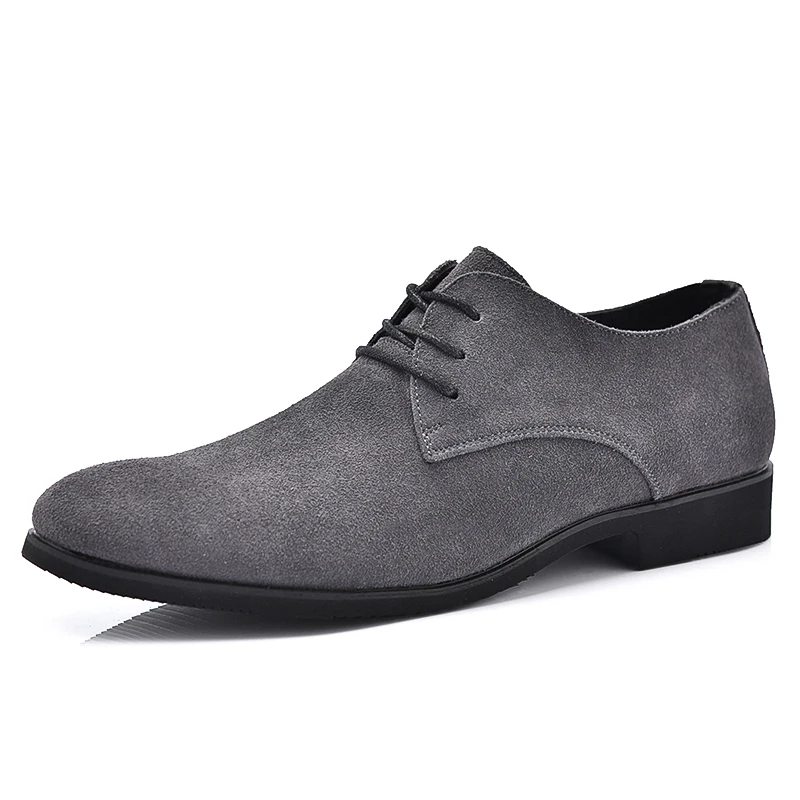 designer suede genuine leather men shoes italian formal male footwear elegant wedding work flats man dress oxford shoes for men (4)