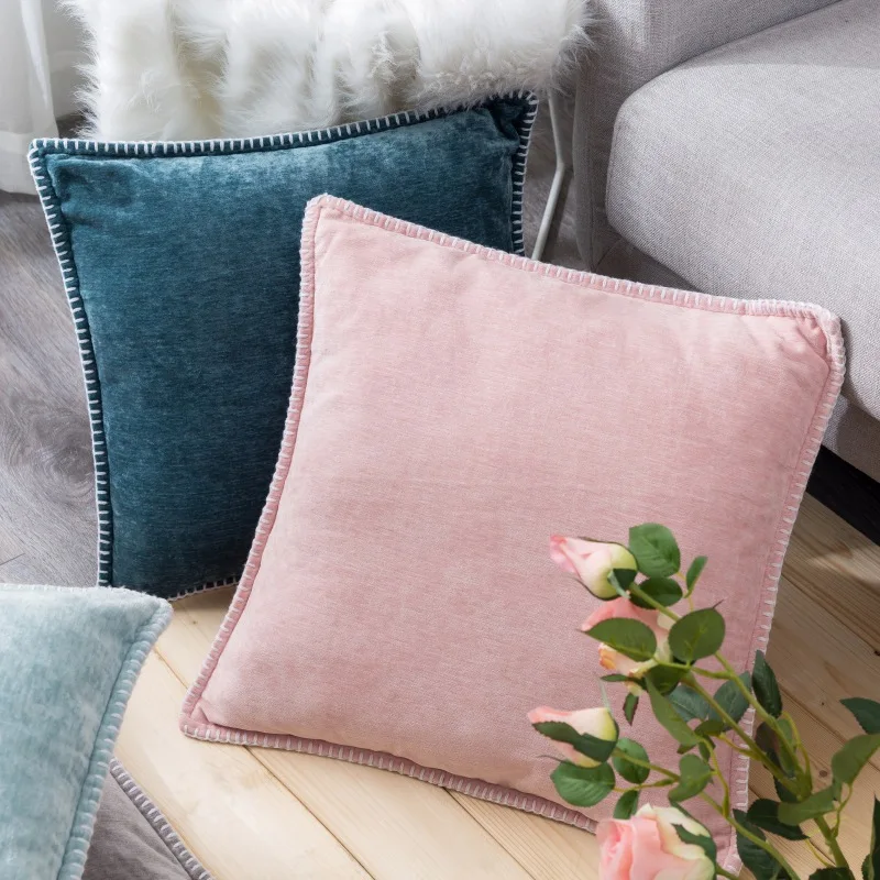 Solid Color Chenille Throw Pillow Case Cotton Linen Trimmed Tailored Edges Decorative Pillowcase For Couch Bed Living Room
Solid Color Chenille Throw Pillow Case Cotton Linen Trimmed Tailored Edges Decorative Pillowcase For Couch Bed Living Room