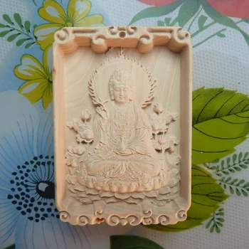 Natural leaflets boxwood, wood carving, lotus Guanyin pendants, handicrafts accessories
Natural leaflets boxwood, wood carving, lotus Guanyin pendants, handicrafts accessories