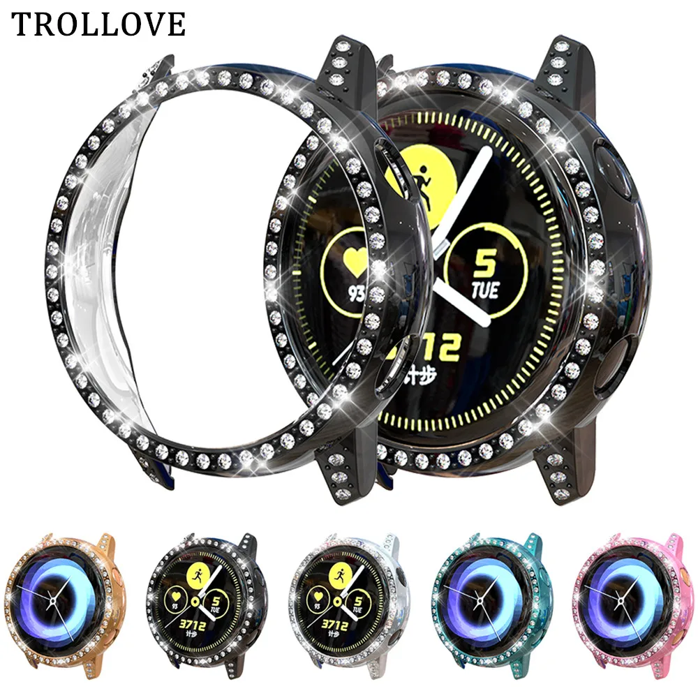 Cover Case For Samsung Galaxy Watch Active Bumper Shell Bling Diamond Frame Hard PC Protective Case Watch Strap Band Accessories
Cover Case For Samsung Galaxy Watch Active Bumper Shell Bling Diamond Frame Hard PC Protective Case Watch Strap Band Accessories