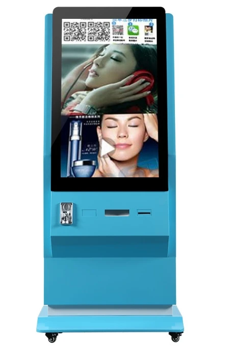 46 Inch 42 inch Floor Standing bill coins acceptor Kiosk terminal LCD Advertising Display With Instant Photo Thermal Printer
46 Inch 42 inch Floor Standing bill coins acceptor Kiosk terminal LCD Advertising Display With Instant Photo Thermal Printer