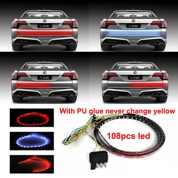 60inch Red/White Tailgate Light Strip Bar drop glue waterproof 108 LEDs for Reverse Running Brake Turn Signal for Pickup Truck
60inch Red/White Tailgate Light Strip Bar drop glue waterproof 108 LEDs for Reverse Running Brake Turn Signal for Pickup Truck