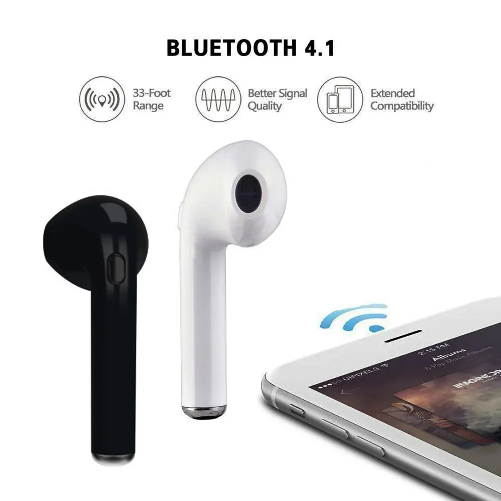 Mini I7tws single ear Bluetooth headset wireless headset hands-free car headset with microphone phone All smart Bluetooth phones
Mini I7tws single ear Bluetooth headset wireless headset hands-free car headset with microphone phone All smart Bluetooth phones