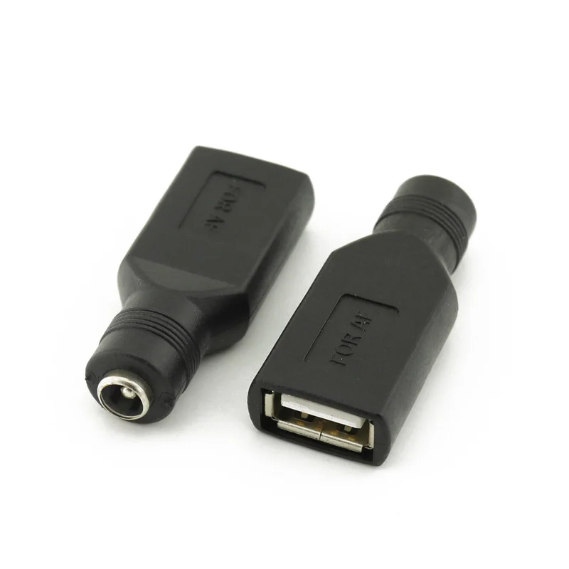 USB Female to 5.5mm x 2.1mm Female DC Power Converter Charger Adapter Connector SD998
USB Female to 5.5mm x 2.1mm Female DC Power Converter Charger Adapter Connector SD998