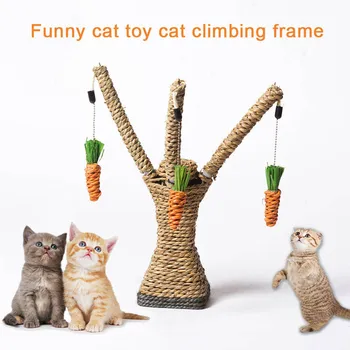 Cat Kitty Climbing Frame Tree Tower Shelves Scratching Post Sisal Rope Funny Playing Toy H99F
Cat Kitty Climbing Frame Tree Tower Shelves Scratching Post Sisal Rope Funny Playing Toy H99F