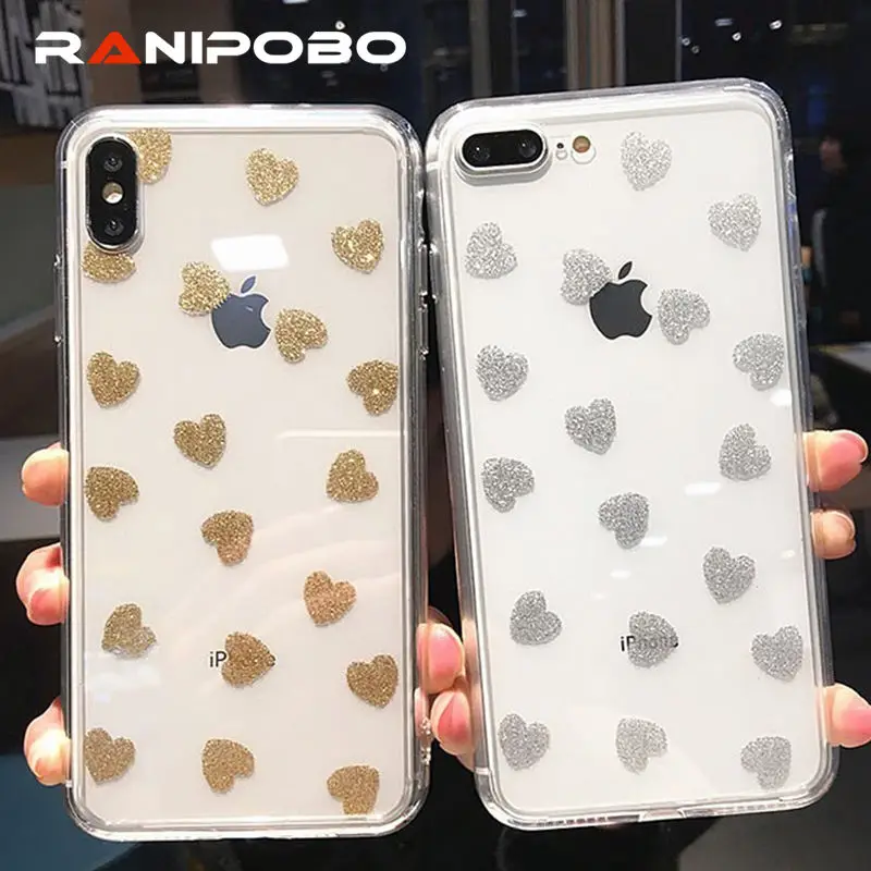 Transparent Cute Shining Love heart Phone Case For iPhone 7 8 6 6S Plus X XS XR XS Max Anti-knock Soft Lovely Coque Back Cover
Transparent Cute Shining Love heart Phone Case For iPhone 7 8 6 6S Plus X XS XR XS Max Anti-knock Soft Lovely Coque Back Cover