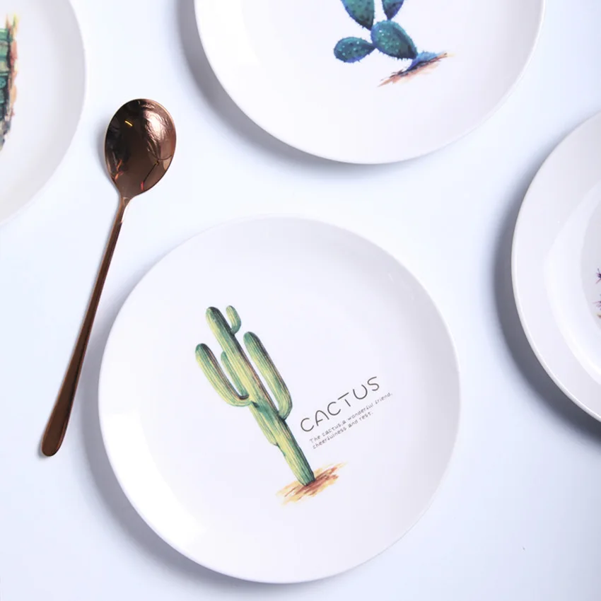Ceramic Dessert Dish Nordic Cactus Dish Chic Salad Plate Household Tableware Dishes and Plates Sets Bone China Dinnerware
Ceramic Dessert Dish Nordic Cactus Dish Chic Salad Plate Household Tableware Dishes and Plates Sets Bone China Dinnerware