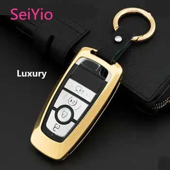 SeiYio Car key ring cover case shell for Ford Mondeo Alloy & Leather Fashion style car shell for Ford Mondeo key
SeiYio Car key ring cover case shell for Ford Mondeo Alloy & Leather Fashion style car shell for Ford Mondeo key