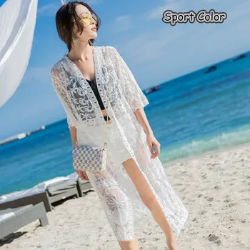 New Arrival Sexy Women Tunic Swimsuit Bikinis Smock Cover Up Long Blouse Pareo Sun Protect Beach Dress Swimwear Smock Sarongs
New Arrival Sexy Women Tunic Swimsuit Bikinis Smock Cover Up Long Blouse Pareo Sun Protect Beach Dress Swimwear Smock Sarongs