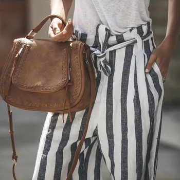 Fashion Women's Loose Pants 2018 New Ladies Women's Casual Palazzo Striped Wide Leg Culottes Trousers Loose Pants
Fashion Women's Loose Pants 2018 New Ladies Women's Casual Palazzo Striped Wide Leg Culottes Trousers Loose Pants