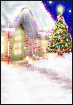 VinylBDS Winter Snow Photography Backdrops Stage Christmas Trees Backdrops Lanterns Snow House Backgrounds Photo Studio
VinylBDS Winter Snow Photography Backdrops Stage Christmas Trees Backdrops Lanterns Snow House Backgrounds Photo Studio