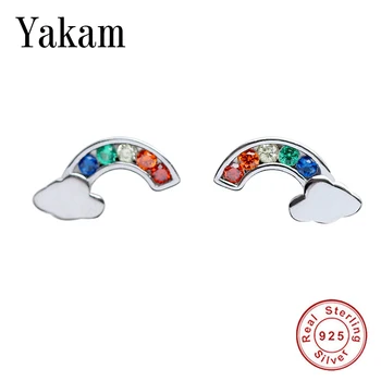 Red Blue Crystal Color Zircon Colorful Rainbow Cloud Stud Earring 2019 Summer 925 Solid Sterling Silver Earrings For Women Gift
Red Blue Crystal Color Zircon Colorful Rainbow Cloud Stud Earring 2019 Summer 925 Solid Sterling Silver Earrings For Women Gift