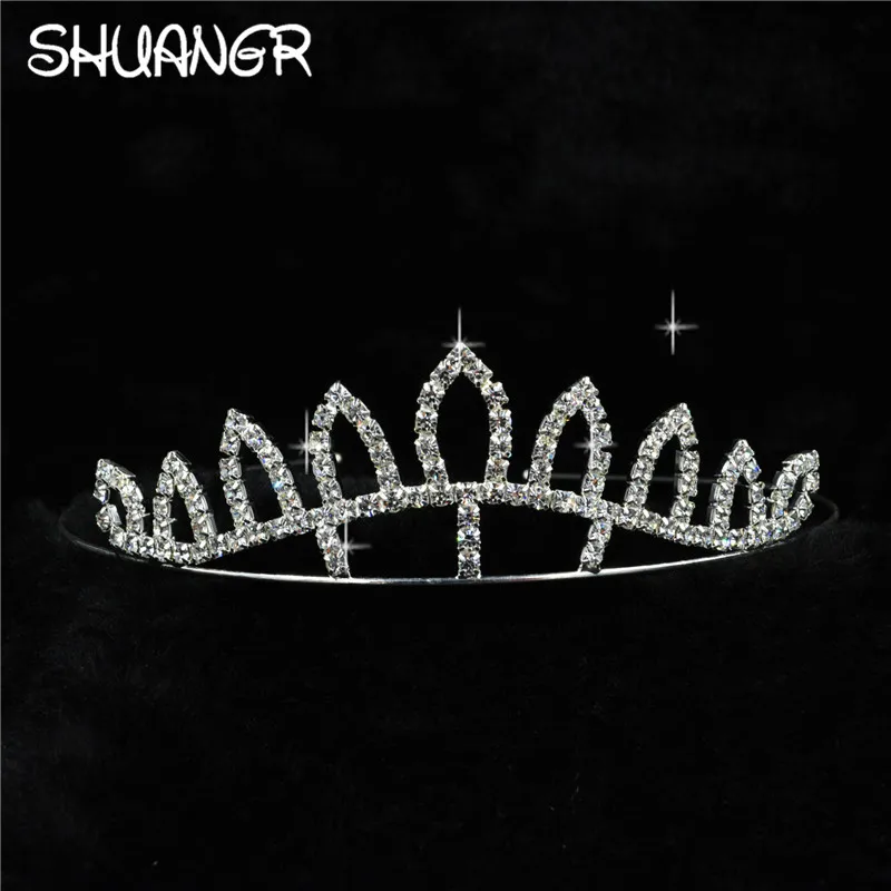 SHUANGR 1PCS Women Girls Hairpin Princess Crown Silver Shiny Crystal Hair Hoop Jewelry Tiara Headband Wedding Hair Accessories
SHUANGR 1PCS Women Girls Hairpin Princess Crown Silver Shiny Crystal Hair Hoop Jewelry Tiara Headband Wedding Hair Accessories